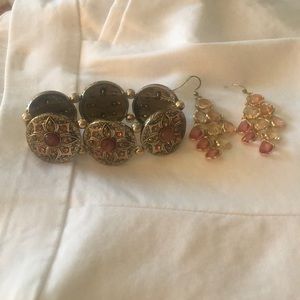 Dress Barn Bracelet & Earrings